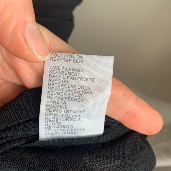 Sandra Angelozzi black babydoll tank size small - Picture 9 of 9